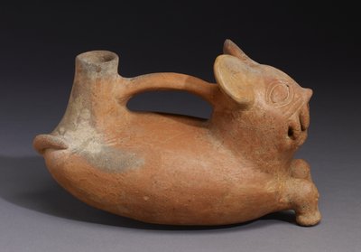 Feline vaartuig, Vicus cultuur door Pre Columbian